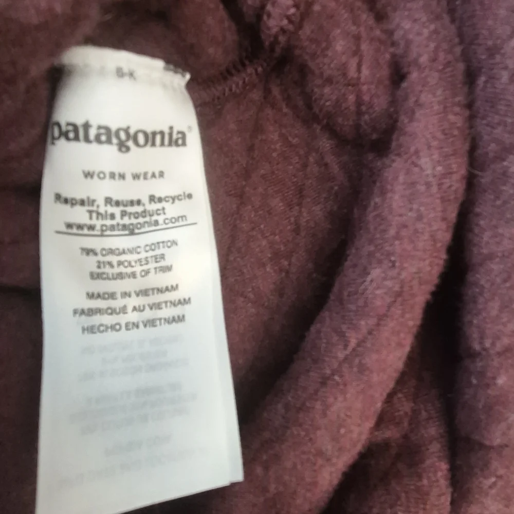 Patagonia Quilted Zip-Up Hoodie Jacket M - Picture 7 of 9
